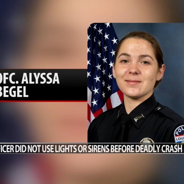 Louisville police officer did not have lights, sirens on before fatal crash near Newburg